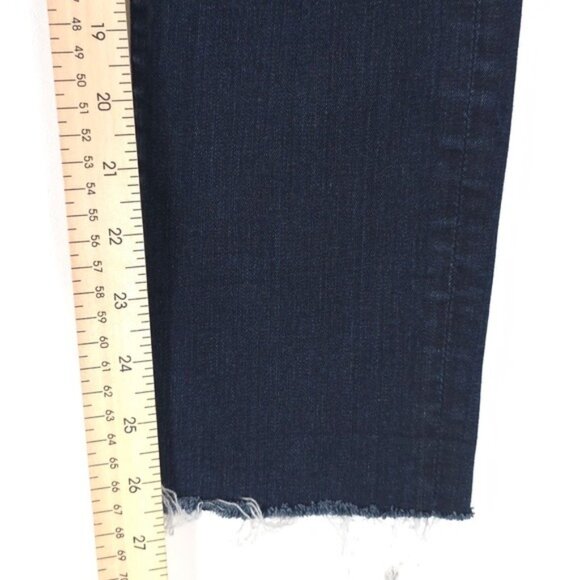 HELMUT LANG Women's Jeggings Denim Size 28 USA🇺🇸MADE Elastic Waist Raw Hem - Picture 7 of 11
